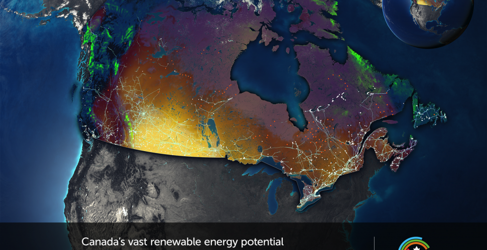 With its vast potential of renewable resources Canada could reach 100% low carbon electricity production in 2035.