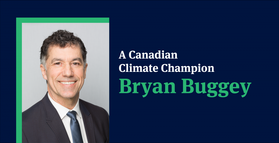 VEC’s Bryan Buggey named among 26 Canadian Climate Champions in lead up to COP26