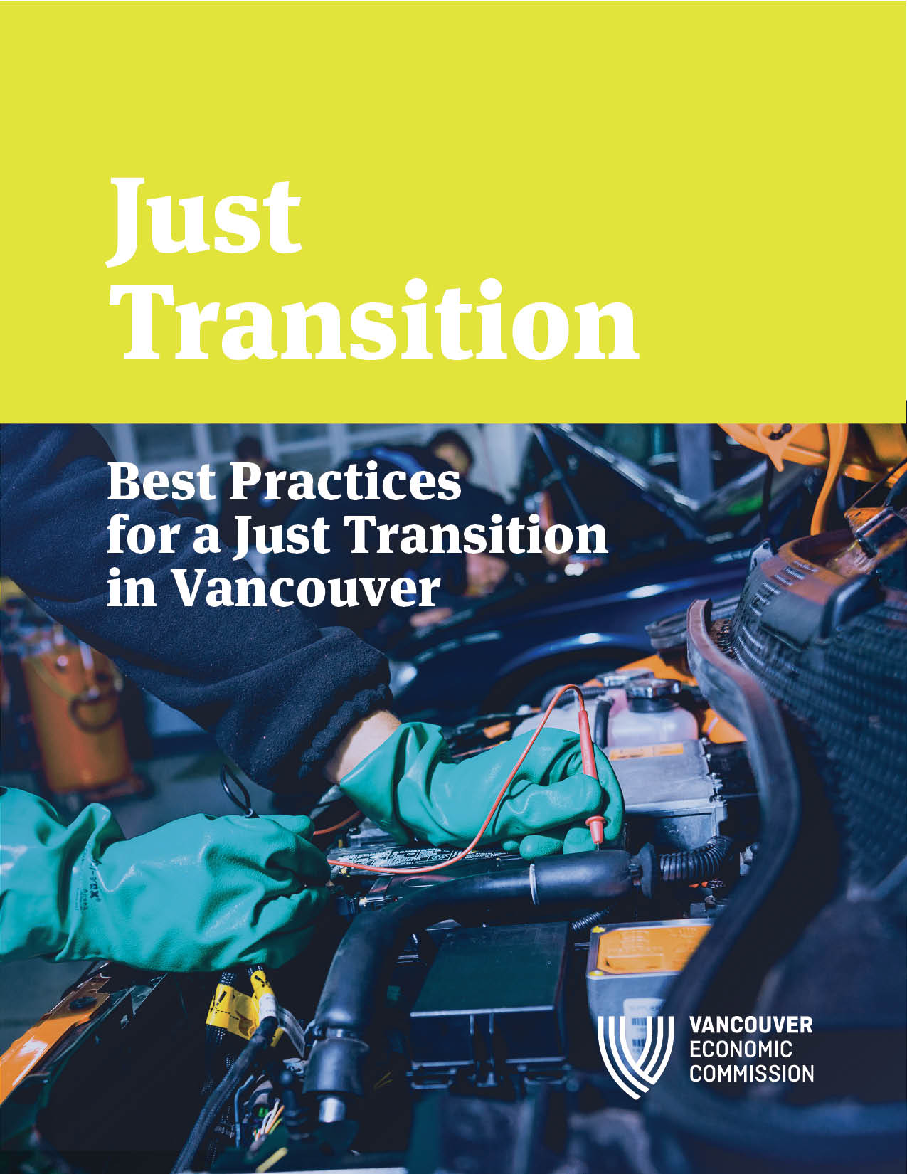 Best Practices for a Just Transition in Vancouver report cover