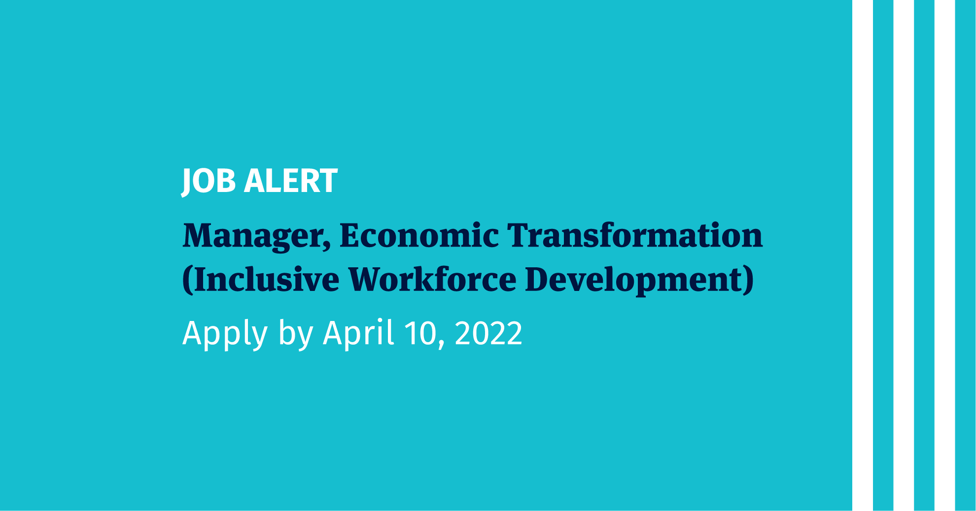 job-opportunity-manager-economic-transformation-inclusive-workforce